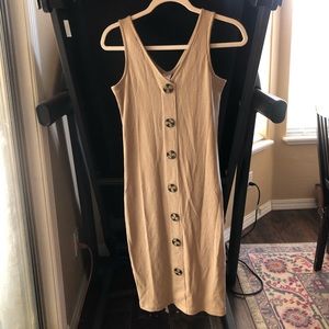 Beige dress No Boundaries, size medium